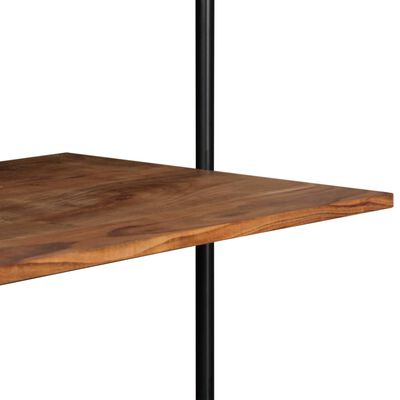 vidaXL Wall Desk 35.4"x15.7"x66.9" Solid Acacia Wood