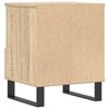 vidaXL Bedside Cabinet Set of 2 Sonoma oak Engineered wood Compact