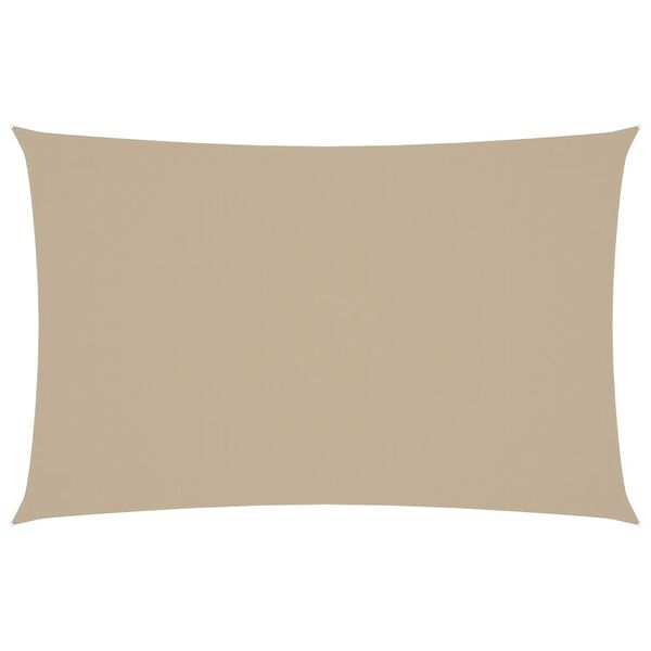 vidaXL Sunshade Sail Oxford Fabric Rectangular 13.1x23.0' Beige