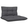 vidaXL 4-seater Garden Sofa White and Anthracite