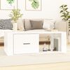vidaXL Coffee Table High gloss white Engineered wood Medium Coffee Table