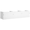 vidaXL Wall Cabinet White Engineered wood 29.5 in wide Floating Cabinet