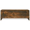 vidaXL Wardrobe Smoked Oak Engineered Wood Compact Storage Bench