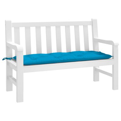 vidaXL Garden Bench Cushion Light Blue 47.2"x19.7"x2.8" Oxford Fabric