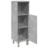 vidaXL Bathroom Cabinet Concrete Grey Engineered Wood 11.8x11.8x37.4 in