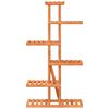 vidaXL Flower Stand Natural Wood Solid Fir Wood Tall Stackable