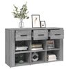 vidaXL Sideboard Grey sonoma Engineered wood Medium Sideboard