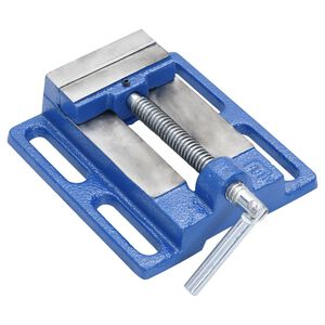 vidaXL Drill Press Vise Blue 2.99 " Cast Iron