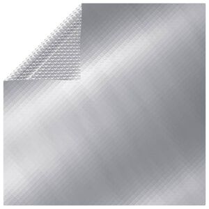 vidaXL Pool Cover Silver Polyethylene 197 x 118 in