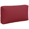 vidaXL Pallet Cushions 3 pcs Wine Red Fabric