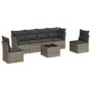 vidaXL Garden Sofa Set Grey