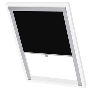 vidaXL Blackout Roller Blinds Black 102
