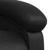 vidaXL Massage Recliner Chair Black Faux leather, metal, plywood Single