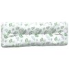 vidaXL Pallet Cushion Set of 5 Leaf Pattern 100% polyester