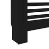 vidaXL Radiator Cover Black 67.7"x7.5"x32.1" MDF