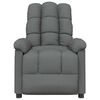 vidaXL Massage Chair Dark Grey 100% polyester, plywood, iron Standard