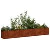 vidaXL Planter Rusty Weathering steel Large Tough Planter