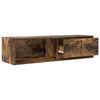 vidaXL TV Cabinet Smoked oak Engineered wood 39.4 inches wide TV Cabinet