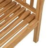 vidaXL Garden Bench Brown 120 x 53.5 x 85 cm Solid teak wood