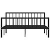 vidaXL Bed Frame Black Metal Full Durable Bed Frame Rectangular