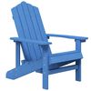 vidaXL Garden Chair Aqua blue HDPE (High Density Polyethylene) Standard