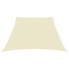 vidaXL Sunshade Sail Oxford Fabric Trapezium 2/4x9.8' Cream