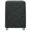 vidaXL Furniture Cover Plain Black 45.67 x 39.37 x 47.24 in 600D