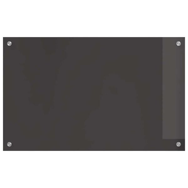 vidaXL Kitchen Backsplash 2 pcs Dark Grey 31.50 x 19.69 in
