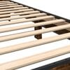 vidaXL Bed Frame Smoked Oak Engineered Wood Small Single Durable