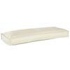 vidaXL Pallet Cushion Set 2 pcs Cream 100 x 40 x 8 cm Oxford Fabric