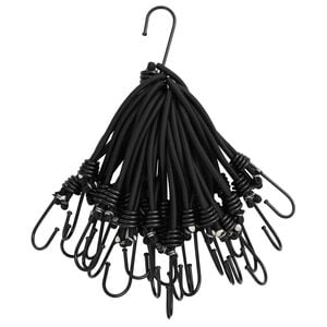 vidaXL Bungee Cord with Hooks 25 pcs 6.7 "