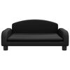 vidaXL Dog Bed Black 70x45 x 11.8 " Faux Leather