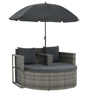 vidaXL Garden Chair Grey