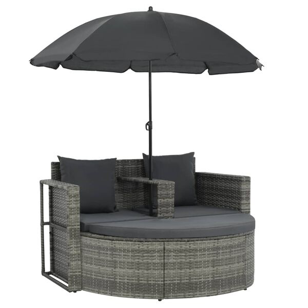 vidaXL Garden Chair Grey