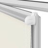 vidaXL Roller Blind Off White 100% Polyester 33.5 x 90.6 in