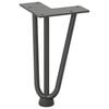 vidaXL Hairpin Table Leg Anthracite Solid powder-coated steel