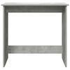 vidaXL Desk Concrete grey Engineered wood Medium Durable Desk