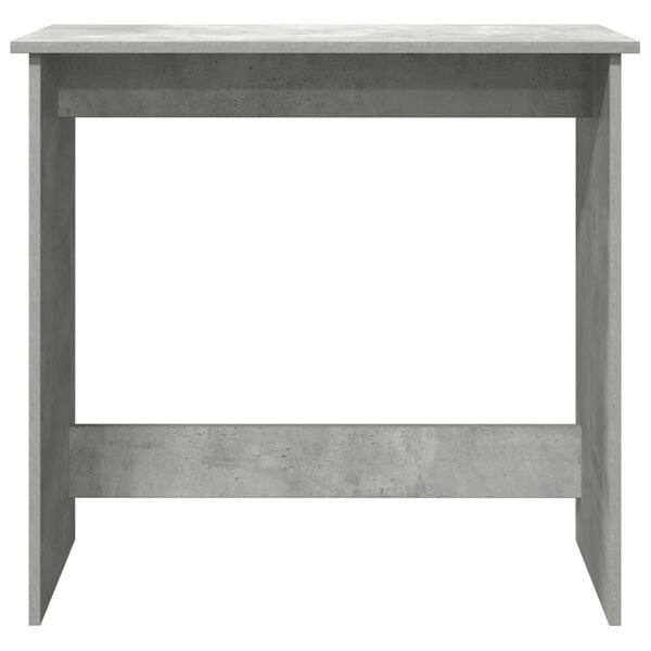 vidaXL Desk Concrete grey Engineered wood Medium Durable Desk