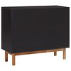 vidaXL Sideboard 35.4"x13.2"x29.5" Solid Acacia Wood and MDF