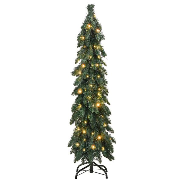 vidaXL Fake Christmas Tree Green PVC Medium Decorative Features