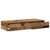 vidaXL Bed Drawers Old Wood 35.43 x 14.37 x 6.50 in Engineered Wood