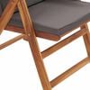 vidaXL Garden Chair 4 pcs Brown 57 x 71.5 x 104cm Solid Teak wood