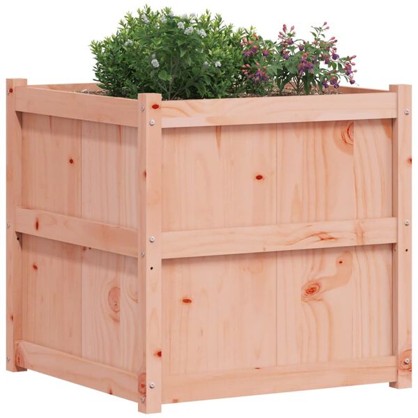 vidaXL Garden Planter Natural Wood Solid Douglas Fir wood Large