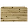 vidaXL Garden Planter Natural wood Pressure-treated pine wood Large