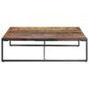 vidaXL Coffee Table Multicolour Solid reclaimed wood, Powder-coated steel