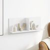 vidaXL Wall Cabinet White Engineered wood Medium Wall Cabinet