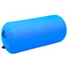 vidaXL Inflatable Gymnastic Roll with Pump 47.2x29.5" PVC Blue
