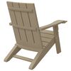 vidaXL Garden Adirondack Chair Light brown Polypropylene (PP) Medium