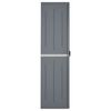 vidaXL Garden Storage Cabinet Grey Polypropylene Large