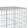 vidaXL Gabion Basket Silver Galvanized Iron Large Heavy Weight Endurance